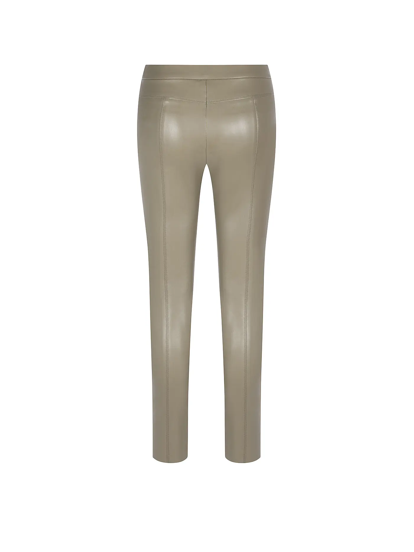 RAFFAELLO ROSSI | Hose in Lederoptik Skinny Fit Resa | olive